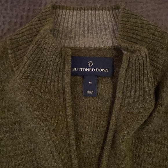 Buttoned Down - Cashmere sweater - mens size M - Picture 2 of 4